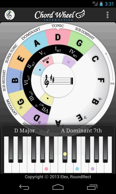 Chord Wheel: Circle of 5ths LE截图2