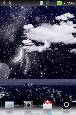 Magical NightSky LWP Free截图2