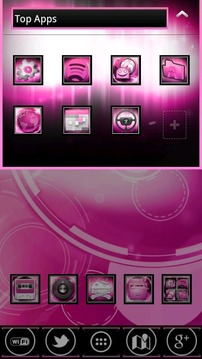 Pink ICS GO Launcher截图