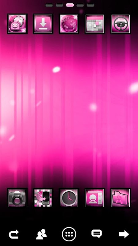 Pink ICS GO Launcher截图3