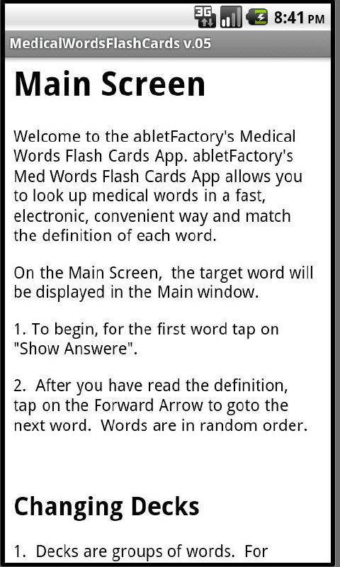 Medical Flashcards截图4