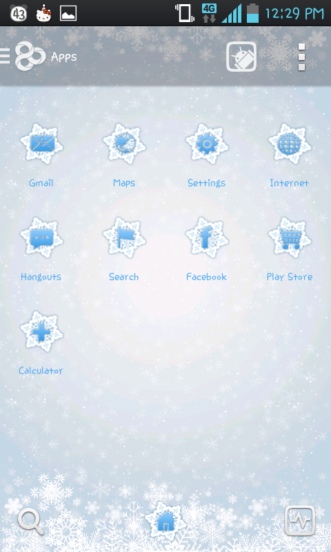 ice flower Go Launcher EX截图4