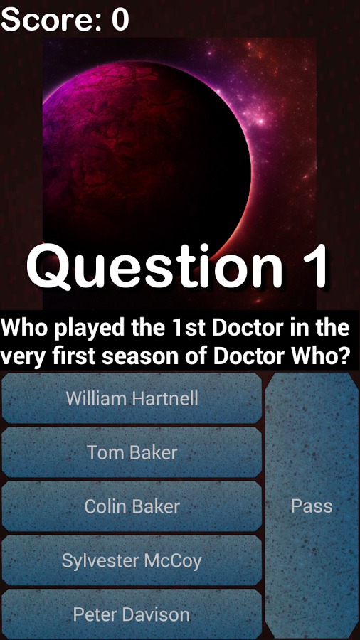 Unofficial Doctor Who Quiz截图2