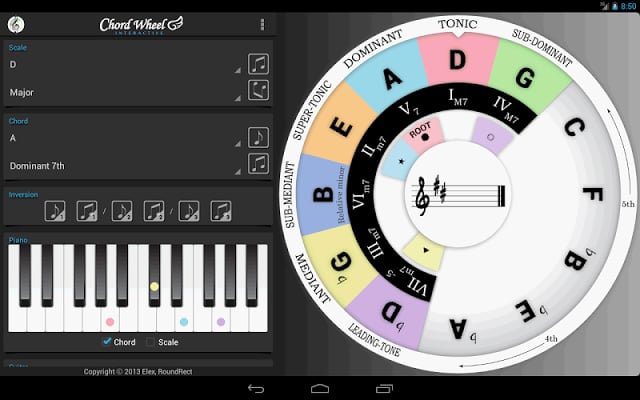 Chord Wheel: Circle of 5ths LE截图8