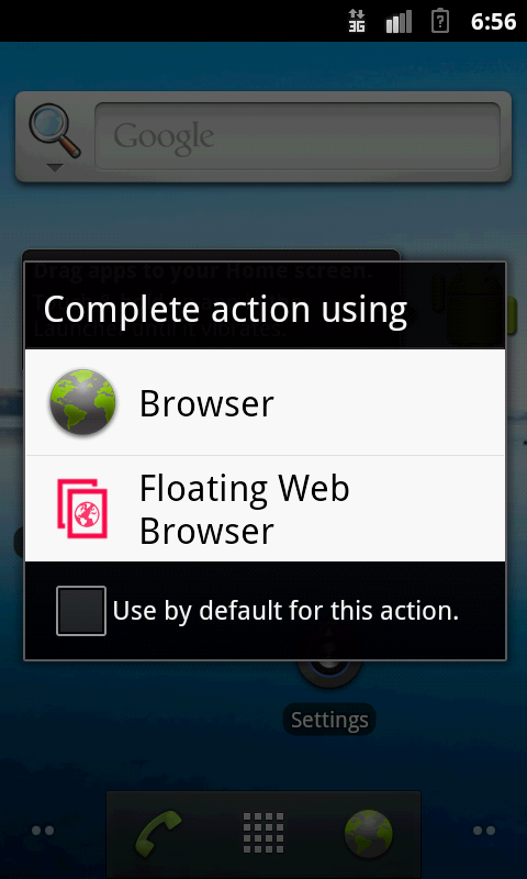 Floating Popup Web Browser截图7