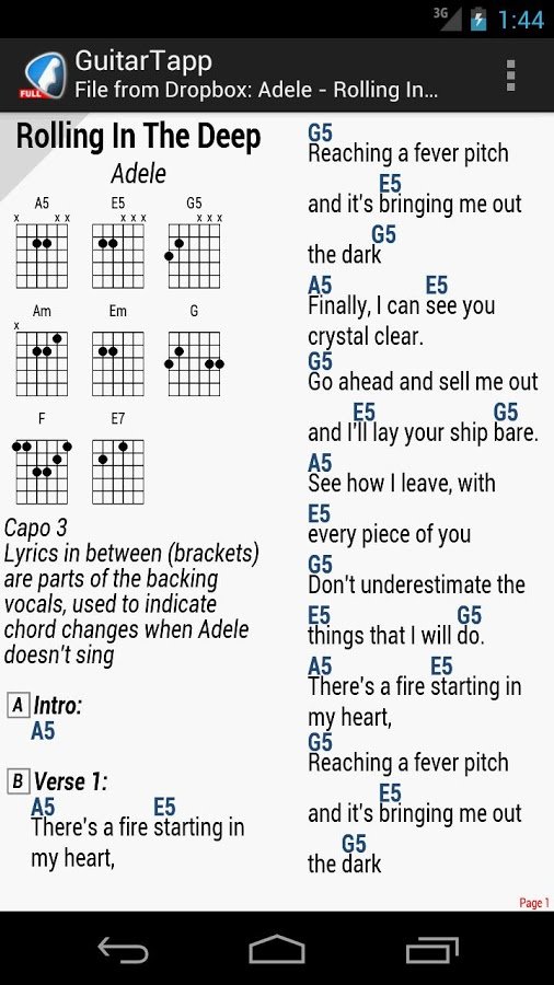 GuitarTapp - Tabs &amp; Chords截图8