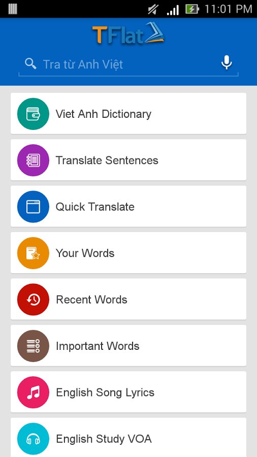 Tu Dien Anh Viet-Từ Điển TFLAT截图8