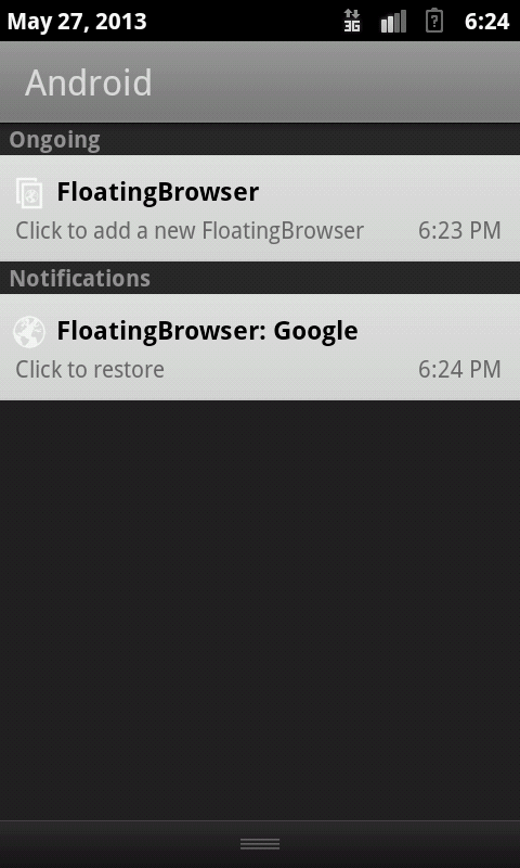 Floating Popup Web Browser截图2