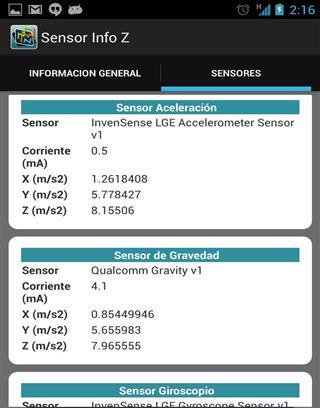 Sensor Info Z截图1