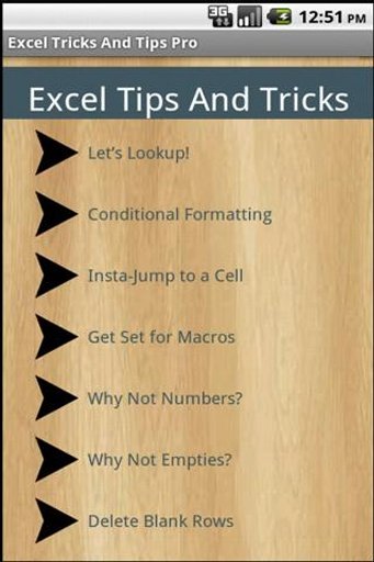 Excel Tricks and Tips free截图2