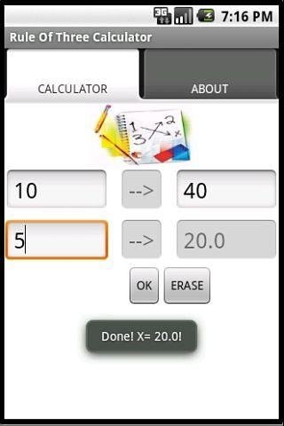 Rule Of Three Calculator截图4