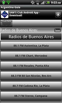 Argentina Guide Radios n News截图