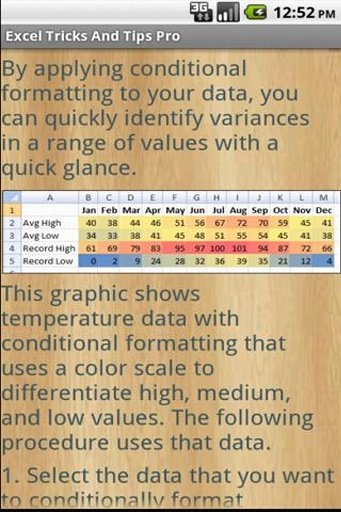 Excel Tricks and Tips free截图1