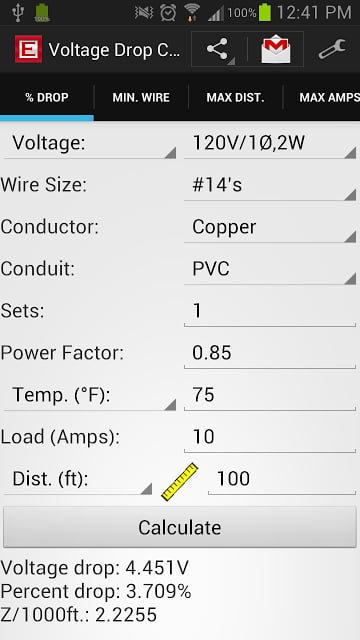 Voltage Drop Free截图1