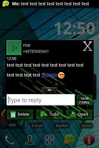 GO SMS PRO Theme 短信临主题的未来 2截图4