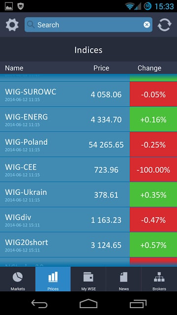 Warsaw Stock Exchange截图2