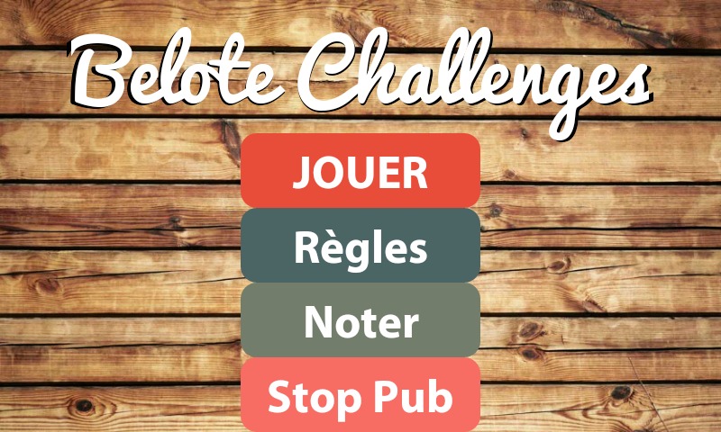 Belote Challenges Gratuit截图1