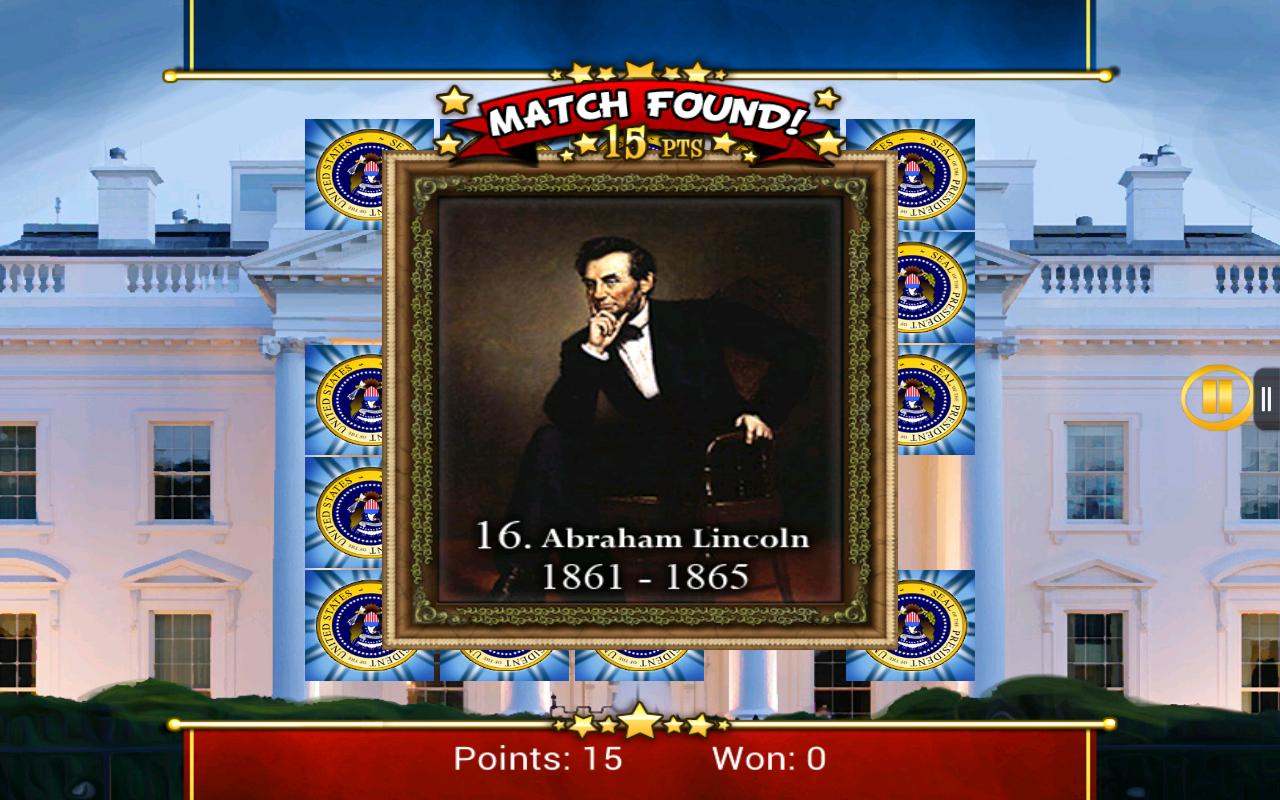 US Presidents Match'Em Up™ HD截图9