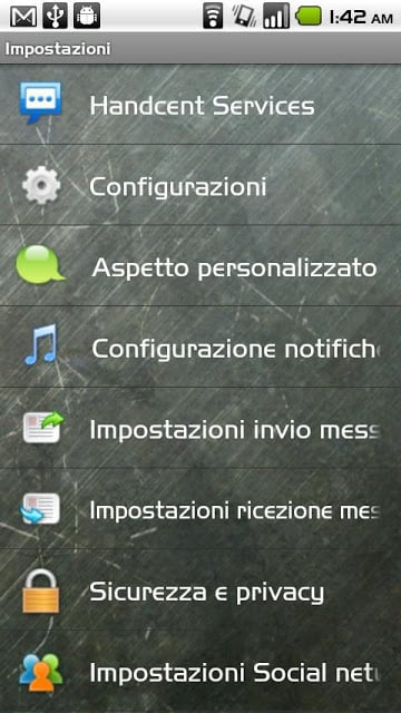 Handcent SMS Italian Language截图8