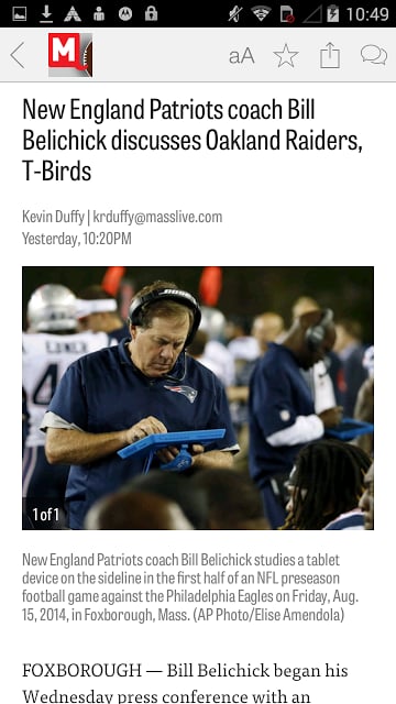 MassLive.com: Patriots News截图1