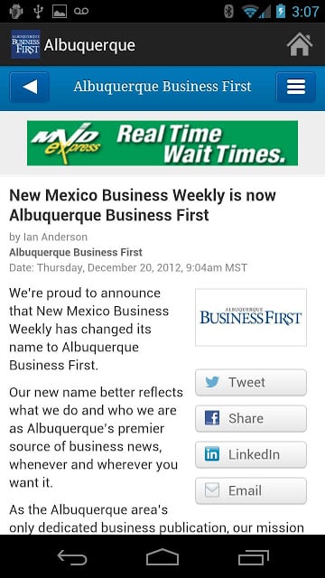 New Mexico Business Weekly截图2