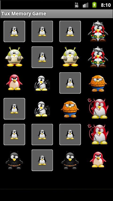 企鹅记忆游戏 Tux Memory Game截图2