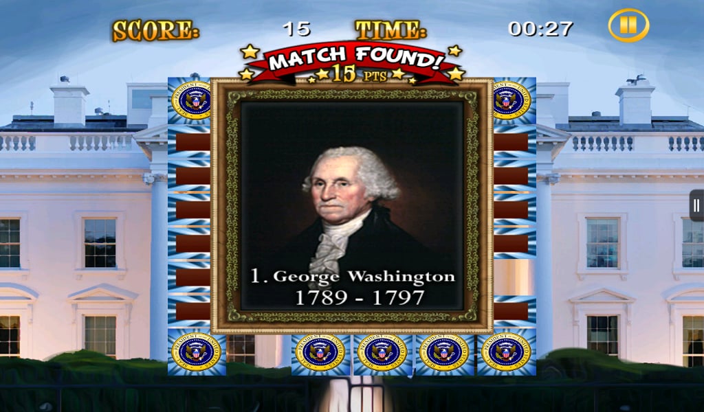 US Presidents Match'Em Up™ HD截图2