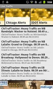 Chicago Traffic Tracker截图