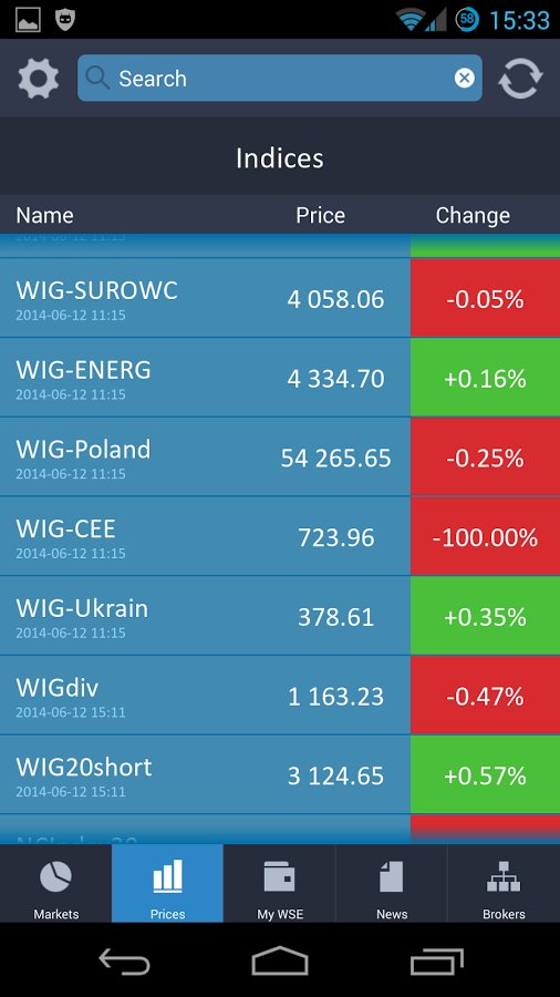 Warsaw Stock Exchange截图3