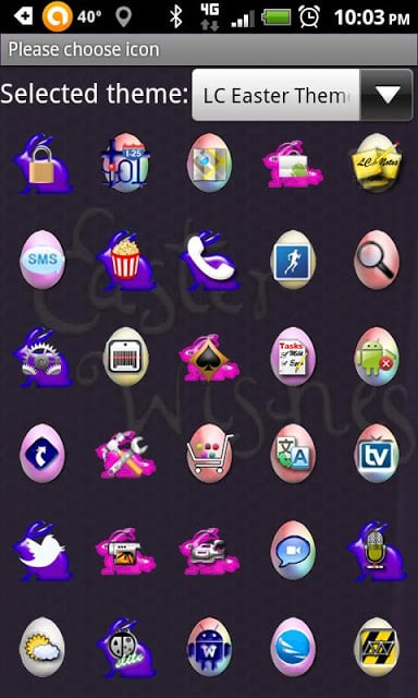 LC Easter Theme For GO Launcher EX截图9