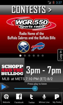 WGR – Sports Radio 550截图