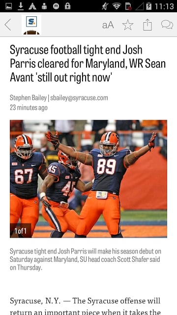 syracuse.com: SU Football News截图5