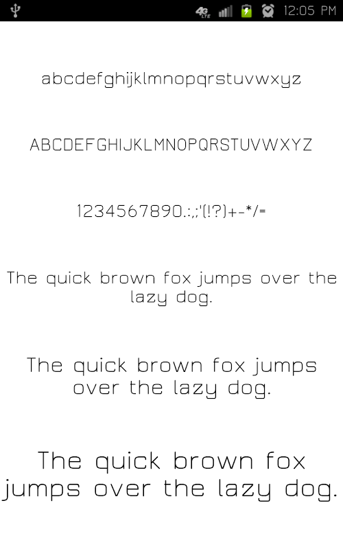 圆滑FlipFont字体包截图8
