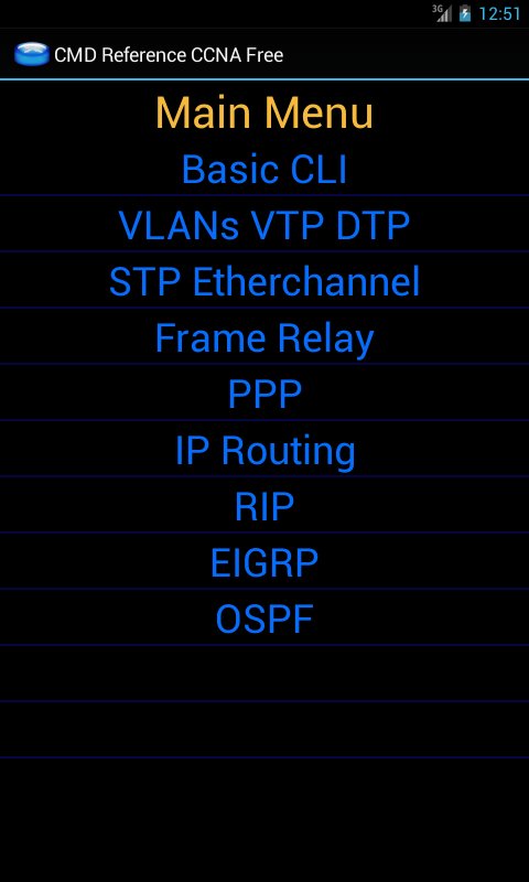 CMD Reference CCNA Free截图10