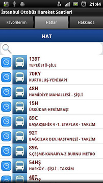 İstanbul Otob&uuml;s Saatleri截图