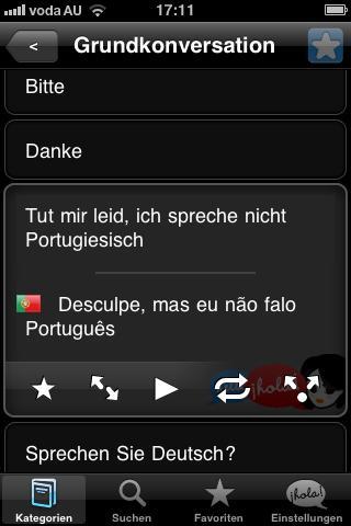 Lingopal Portuguese Lite截图3