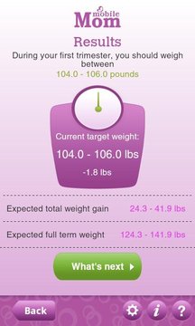 孕期体重计算器 SureBaby Weight Gain Calculator截图