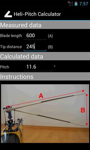 Heli-Pitch Calculator截图3