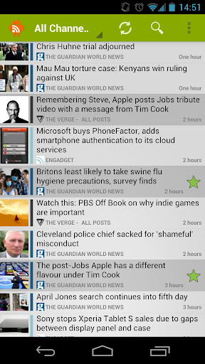 RSS Junkie (RSS Reader)截图1