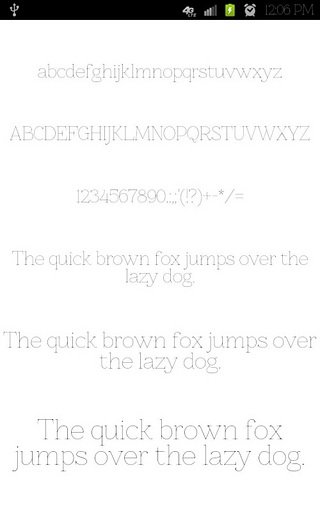 圆滑FlipFont字体包截图3