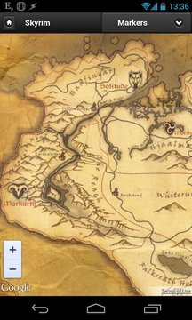 Skyrim Map截图