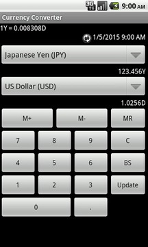 Currencies Quote Widget截图