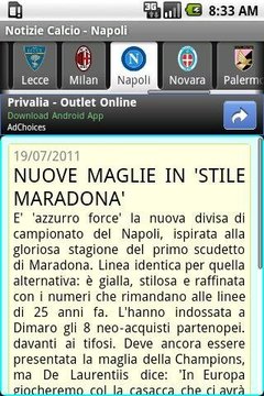 Notizie Calcio Serie A 2012-13截图