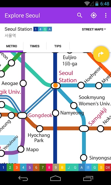 Explore Seoul Subway map截图3
