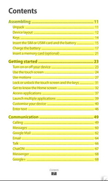 Samsung Galaxy S3 Manual截图