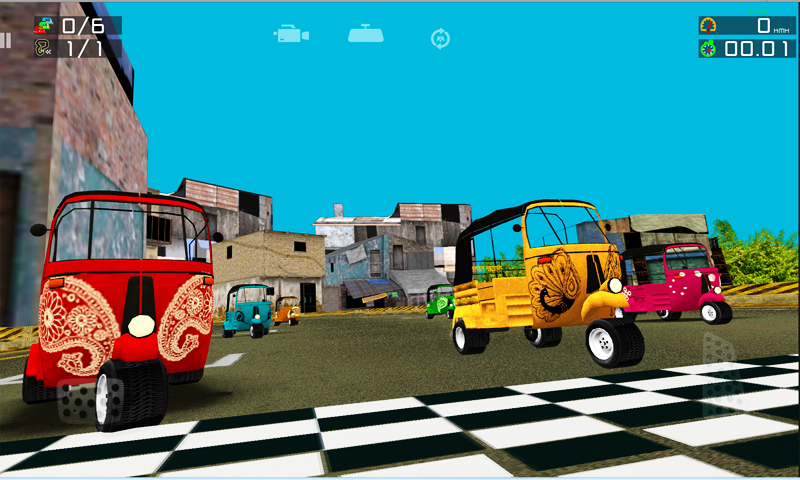 电动三轮车大赛  Temple Rickshaw Racing Run截图6