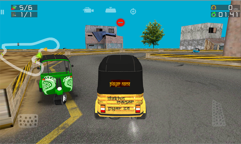 电动三轮车大赛  Temple Rickshaw Racing Run截图2