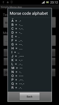 摩斯电码截图