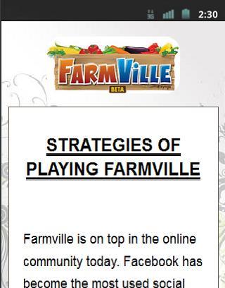 Farmville Strategy Guide截图2