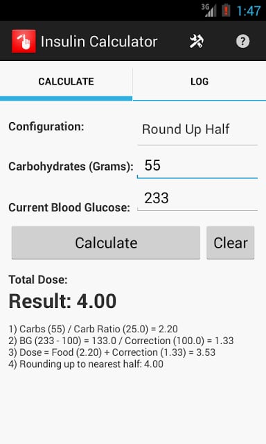 胰岛素计算器截图2